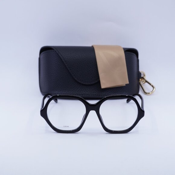 Loewe LW50072I 001 Geometric Eyeglasses 55mm – Black - Picture 3 of 9